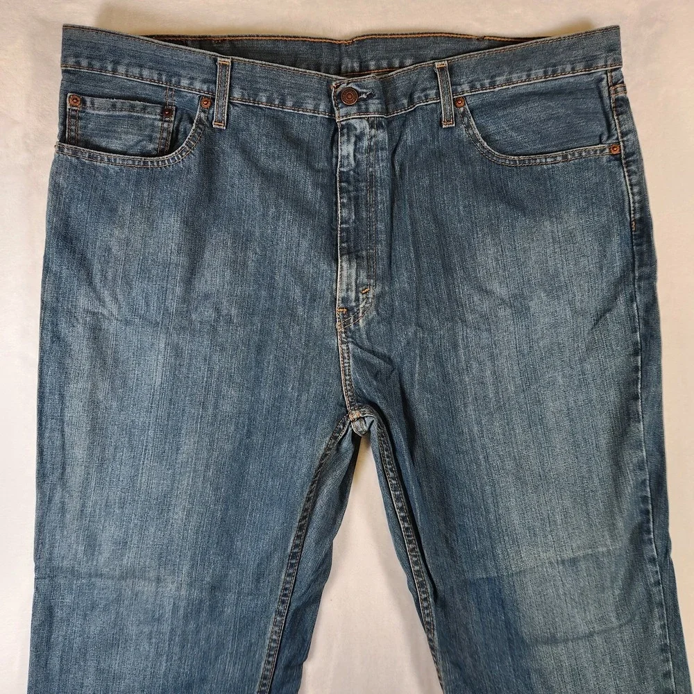 Levis 559 Relaxed Straight Jeans Mens‎ 44x29 Blue Denim Mid Wash
